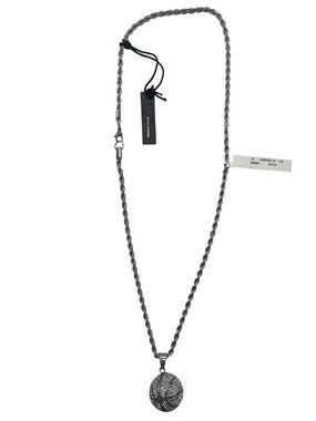 Anthony Jacobs Basketball Pendant & 18" Chain Stainless Steel NWT
